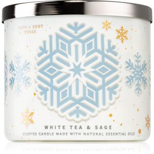 Bath & Body Works White Tea& Sage illatgyertya 411 g
