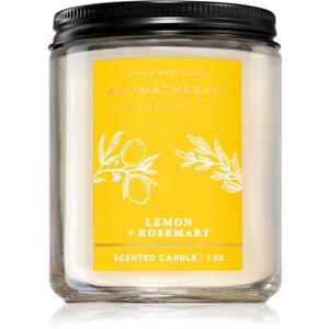Bath & Body Works Lemon + Rosemary illatgyertya 198 g