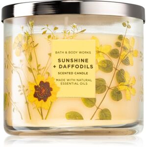 Bath & Body Works Sunshine and Daffodils illatgyertya esszenciális olajokkal 411 g