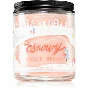 Bath & Body Works Snowy Peach Berry illatgyertya II. 198 g