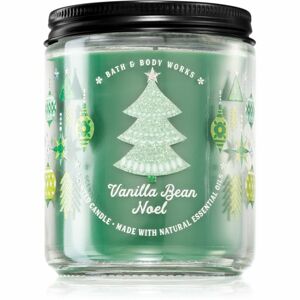 Bath & Body Works Vanilla Bean Noel illatgyertya esszenciális olajokkal 198 g