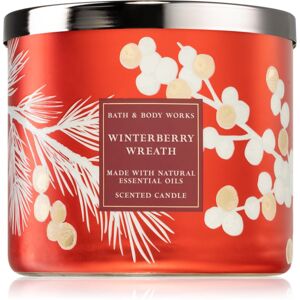 Bath & Body Works Winterberry Wreath illatgyertya 411 g