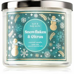 Bath & Body Works Snowflakes & Citrus illatgyertya 411 g