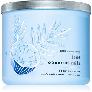 Bath & Body Works Iced Coconut Milk illatgyertya 411 g