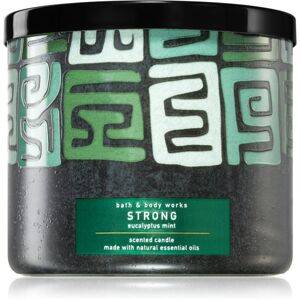 Bath & Body Works Strong Eucalyptus Mint illatgyertya 411 g
