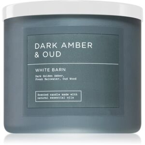 Bath & Body Works Dark Amber & Oud illatgyertya 411 g