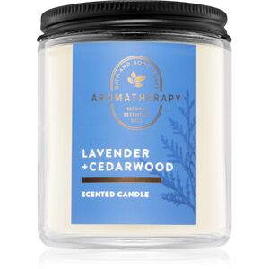 Bath & Body Works Lavender and Cedarwood illatgyertya 198 g
