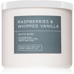 Bath & Body Works Raspberries & Whipped Vanilla illatgyertya 411 g