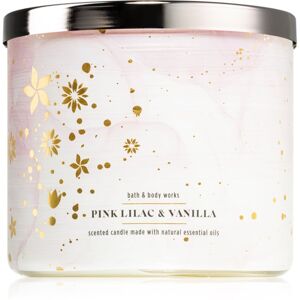 Bath & Body Works Pink Lilac & Vanilla illatgyertya 411 g
