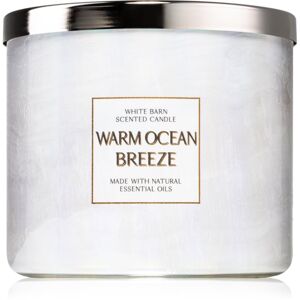 Bath & Body Works Warm Ocean illatgyertya esszenciális olajokkal 411 g
