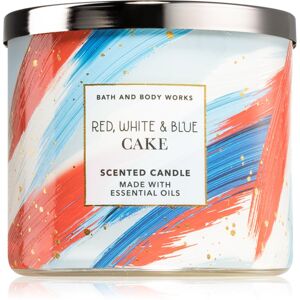 Bath & Body Works Red, White & Blue Cake illatgyertya 411 g