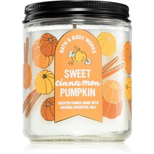 Bath & Body Works Sweet Cinnamon Pumpkin illatgyertya 198 g