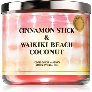 Bath & Body Works Cinnamon Stick & Waikiki Coconut Beach illatgyertya 411 g