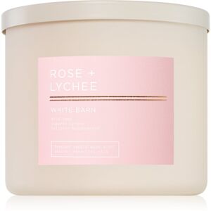 Bath & Body Works Rose + Lychee illatgyertya 411 g