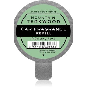 Bath & Body Works Mountain Teakwood illat autóba utántöltő 6 ml
