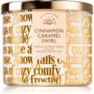 Bath & Body Works Cinnamon Caramel Swirl illatgyertya 411 g
