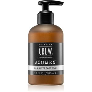 American Crew Acumen In-Shower Face Wash tisztító hab az arcra 190 ml