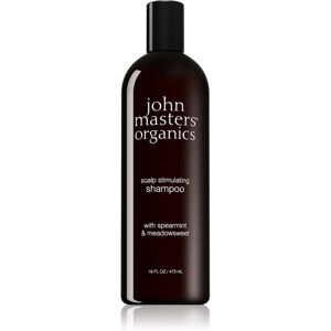 John Masters Organics Spearmint & Meadowsweet Scalp Stimulating Shampoo stimuláló sampon zsíros fejbőrre 473 ml