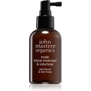 John Masters Organics Thyme & Irish Moss Scalp Follicle Treatment & Volumizer spray a haj egészséges növekedéséért a hajgyökerektől 125 ml