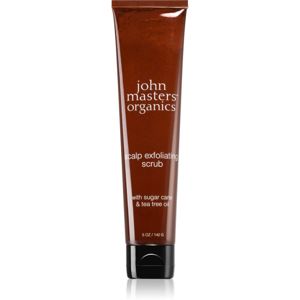 John Masters Organics Sugar Cane & Tea Tree Oil Scalp Exfoliating Scrub tisztító peeling fejbőrre 142 g