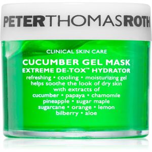 Peter Thomas Roth Cucumber De-Tox Gel Mask hidratáló gél maszk az arcra és a szem környékére 50 ml