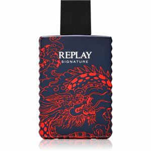 Replay Signature Red Dragon For Man Eau de Toilette uraknak 100 ml