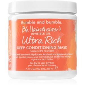 Bumble and bumble Hairdresser's Invisible Oil Ultra Rich Deep Mask tápláló hajpakolás száraz hajra 200 ml