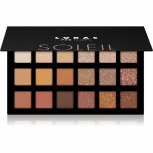 Lorac PRO 18 színt tartalmazó szemhéjfesték paletta árnyalat Soleil 16 g