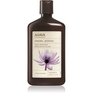 Ahava Mineral Botanic Lotus & Chestnut bársonyos tusoló krém lótusz és gesztenye 500 ml