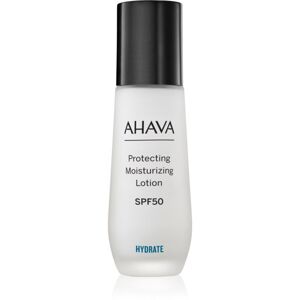 AHAVA Hydrate Protecting Moisturizing Lotion védő tej az arcra SPF 50 50 ml