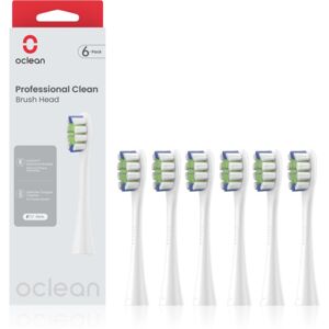 Oclean Professional Clean tartalék kefék Fehér 6 db
