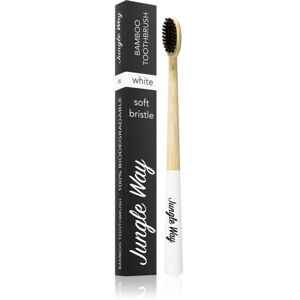 Jungle Way Bamboo Toothbrush Soft Bristle bambuszos fogkefe White 1 db