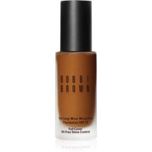 Bobbi Brown Skin Long-Wear Weightless Foundation hosszan tartó make-up SPF 15 árnyalat Warm Almond (W-086) 30 ml