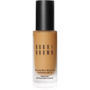 Bobbi Brown Skin Long-Wear Weightless Foundation hosszan tartó make-up SPF 15 árnyalat Natural Tan (W-054) 30 ml