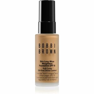 Bobbi Brown Mini Skin Long-Wear Weightless Foundation hosszan tartó make-up SPF 15 árnyalat Warm Natural 13 ml