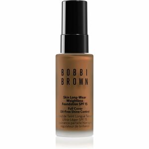 Bobbi Brown Mini Skin Long-Wear Weightless Foundation hosszan tartó make-up SPF 15 árnyalat Warm Almond 13 ml
