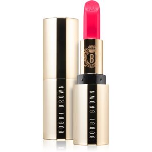 Bobbi Brown Brightening Blush Luxe Lipstick Luxus rúzs hidratáló hatással árnyalat Pink Dahlia 3,5 g