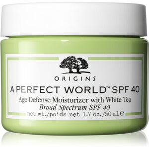 Origins A Perfect World™ SPF 40 Age-Defense Moisturizer With White Tea nappali hidratáló krém SPF 40 50 ml