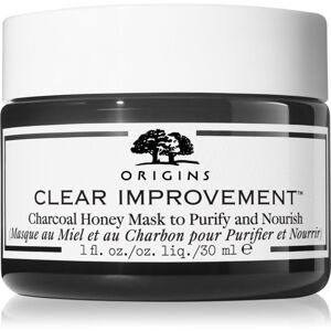 Origins Clear Improvement® Charcoal Honey Mask To Purify & Nourish tisztító maszk aktív szénnel 30 ml