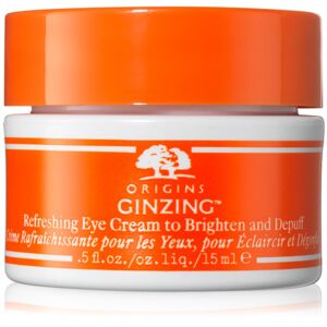 Origins GinZing™ Eye Cream To Brighten And Depuff bőrélénkítő szemkrém duzzanatok és sötét karikák ellen árnyalat Warm 15 ml