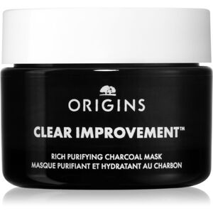 Origins Clear Improvement® Rich Purifying Charcoal Mask tisztító maszk aktív szénnel 30 ml