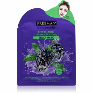Freeman Feeling Beautiful szövet arcmaszk tisztító hatással 25 ml