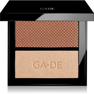 GA-DE Velveteen Blush and Shimmer Duet paletta arcra árnyalat 22 Bronze & Glow 7,4 g
