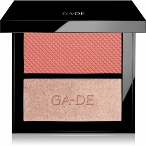 GA-DE Velveteen Blush and Shimmer Duet paletta arcra árnyalat 50 Rose And Glow 7,4 g