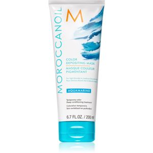 Moroccanoil Color Depositing gyengéd tápláló maszk tartós színes pigmentekkel Aquamarine 200 ml