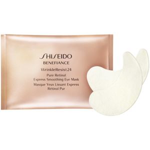 Shiseido Benefiance WrinkleResist24 Pure Retinol Express Smoothing Eye Mask szem maszk retinollal