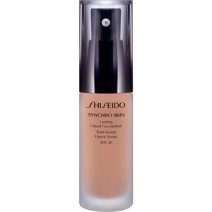 Shiseido Synchro Skin Lasting Liquid Foundation hosszan tartó make-up SPF 20 árnyalat Rose 3 30 ml