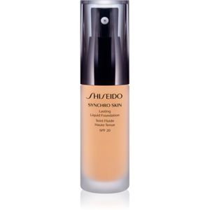 Shiseido Synchro Skin Lasting Liquid Foundation hosszan tartó make-up SPF 20 árnyalat Golden 2 30 ml