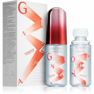 Shiseido Ultimune Defense Refresh Mist hidratáló és védő permet + utántöltő 2x30 ml