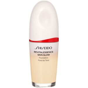 Shiseido Revitalessence Skin Glow Foundation könnyű alapozó világosító hatással SPF 30 árnyalat Alabaster 30 ml